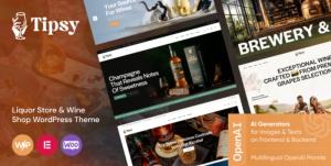 Tipsy - Liquor Store & Wine Shop WordPress Theme